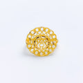 Special Blooming Sunflower 22k Gold Ring