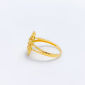 Tasteful Radiant Gold Ball 22k Gold Ring