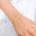 Glossy Petite 22k Gold Bracelet