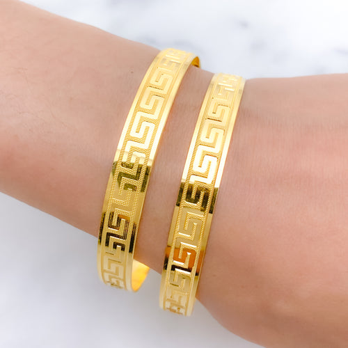 Modern Geometric Style Bangles