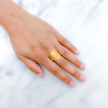 Festive Trendy 22k Gold Ring