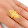 Striking Fashionable 22k Gold Ring