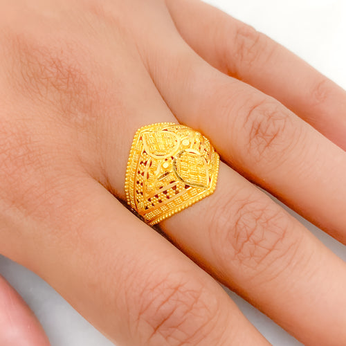 Exclusive Upscale 22k Gold Ring