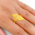 Elegant Upscale 22k Gold Ring