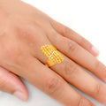 Stylish Dainty 22k Gold Ring