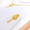 Dainty Chand 22k Gold Necklace Set