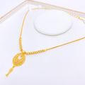 Dainty Chand 22k Gold Necklace Set