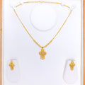 Unique Hanging 22k Gold Necklace Set