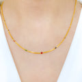 Multi-Colored Accented Necklace