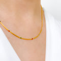 Multi-Colored Accented Necklace