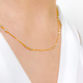 Chic Lightweight Double Bead Chain