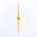 Classy Pear Link 22k Gold Bracelet