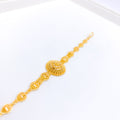 Classy Pear Link 22k Gold Bracelet
