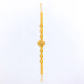 Reflective Clover 22k Gold Bracelet