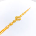 Reflective Clover 22k Gold Bracelet