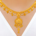 Elegant Hanging Bead 22k Gold Set