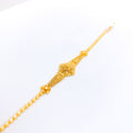 Petite Flower 22k Gold Bracelet