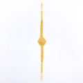Floral Dome 22k Gold Bracelet
