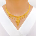 Bright Draped 22k Gold Set