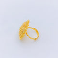 Beaded Dome 22k Gold Ring
