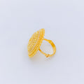 Dressy Floral Statement 22k Gold Ring