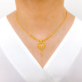 Dainty Chand 22k Gold Necklace Set