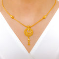 Chand Drop 22k Gold Necklace Set