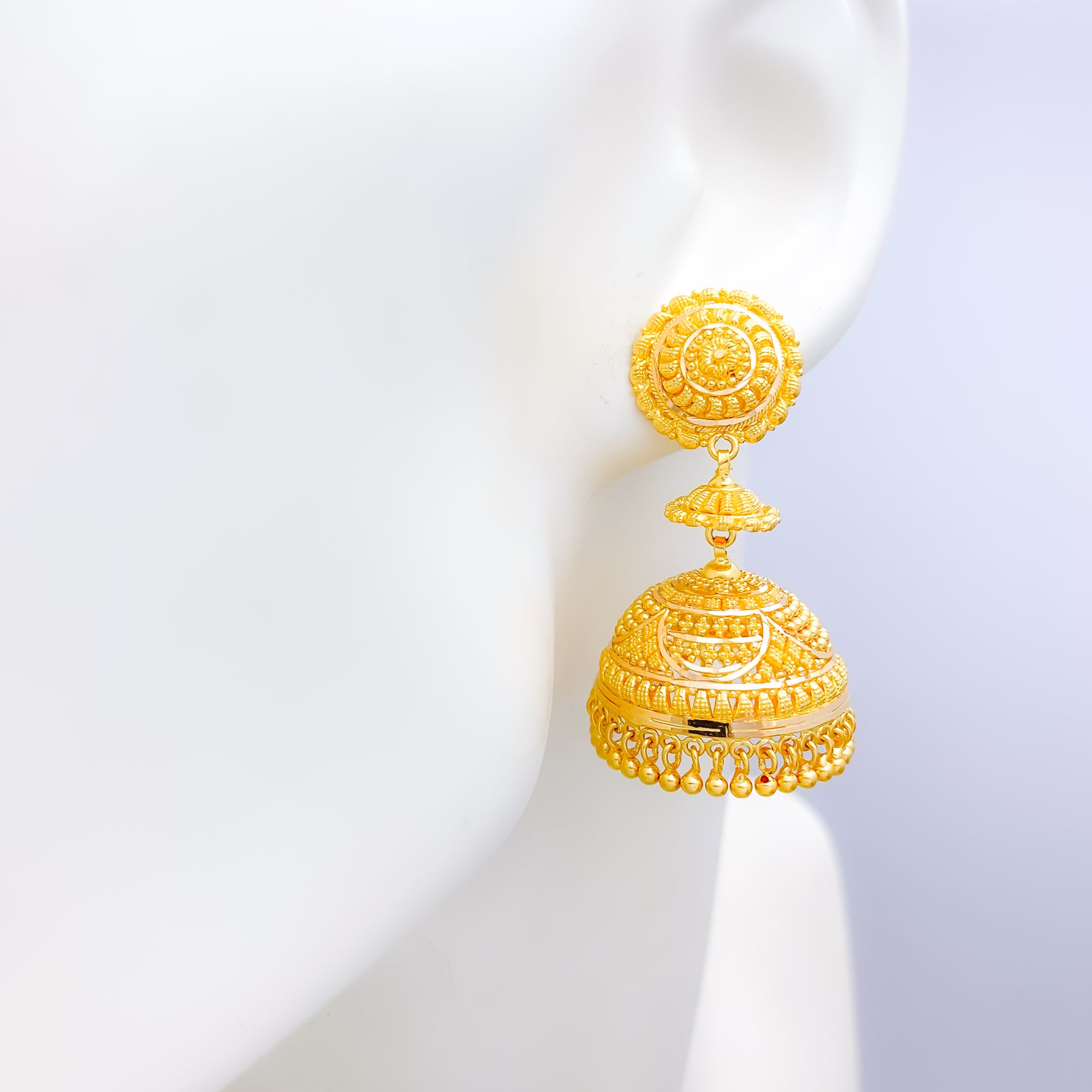 Aggregate 137+ jhumka earrings senco gold latest