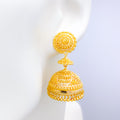 Grand Traditional 22k Gold Hanging Earrings
