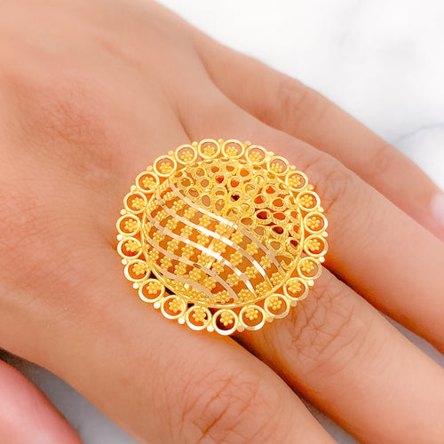 Buy Elegant Gold Ring At Best Price | Karuri Jewellers