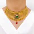 Antique Kundan Choker 22k Gold Set