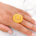 Classic Gold Statement 22k Gold Ring
