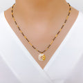 Contemporary High Finish 22k Gold Mangalsutra