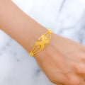 Upscale Three-Chain 22k Gold Bracelet