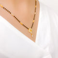 Diamond Shaped 22k Gold Mangalsutra