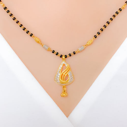 Golden Wave 22k Gold Mangalsutra