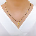 Posh CZ Adorned 22k Gold Mangalsutra