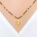 Posh CZ Adorned 22k Gold Mangalsutra