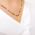 Posh CZ Adorned 22k Gold Mangalsutra