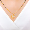 Blooming Flower 22k Gold Mangalsutra