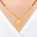 Blooming Flower 22k Gold Mangalsutra