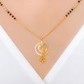 Contemporary Two-Tone 22k Gold Mangalsutra