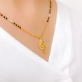 Contemporary Two-Tone 22k Gold Mangalsutra