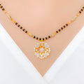 Ornate Floral 22k Gold Mangalsutra