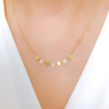 Sophisticated Diamond 18k Gold Necklace