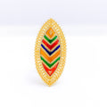 Graduated Meenakari Ring