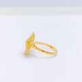 Six Petal Flower 22k Gold Ring