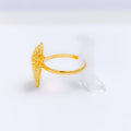 Ornate Asymmetrical 22k Gold Ring