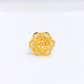 Beautiful Flower 22k Gold Petal Ring