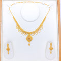 Luscious Hanging 22k Gold Necklace Set